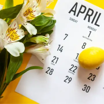 Calendario de Abril 2025 en Colombia