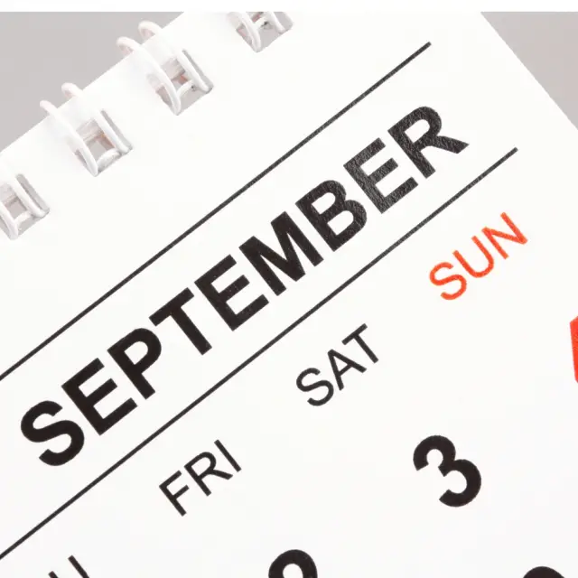 Calendario de Septiembre 2025 en Colombia