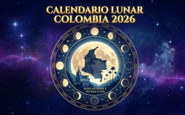 Calendario Lunar Colombia 2026