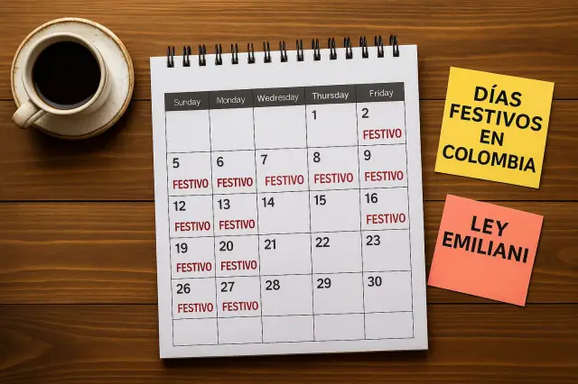 Jours fériés en Colombie déplacés au lundi