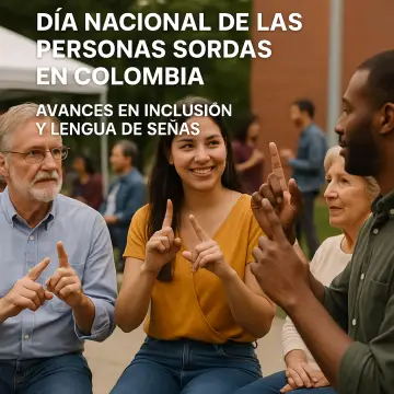 Día Nacional de las personas Sordas en Colombia: Inclusión y Lengua de Señas
