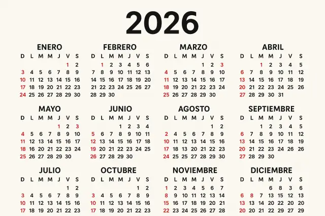 Calendario de feriados en Colombia 2026