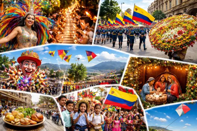 ¿Qué se celebra en Colombia en cada mes del año?