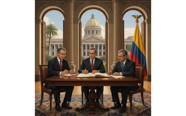 4 de julio de 1991: el hecho que marcó la fecha de la Constitución y los tres presidentes de la Asamblea que la firmó
