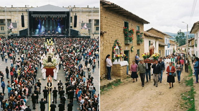 Cómo cambian las fiestas patronales entre ciudad y campo en Colombia: contrastes y prácticas locales