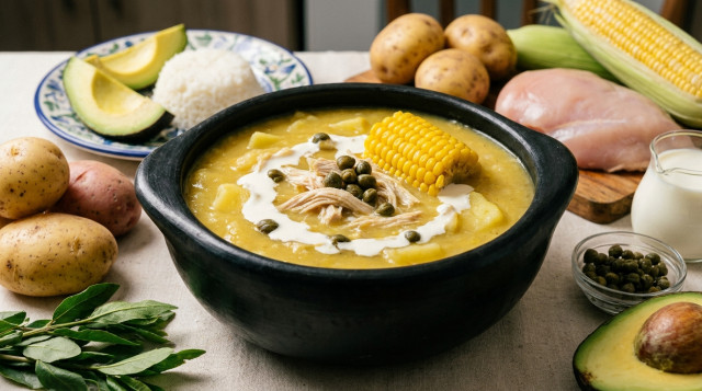 Cómo preparar ajiaco santafereño original y los ingredientes que no pueden faltar en esta receta tradicional
