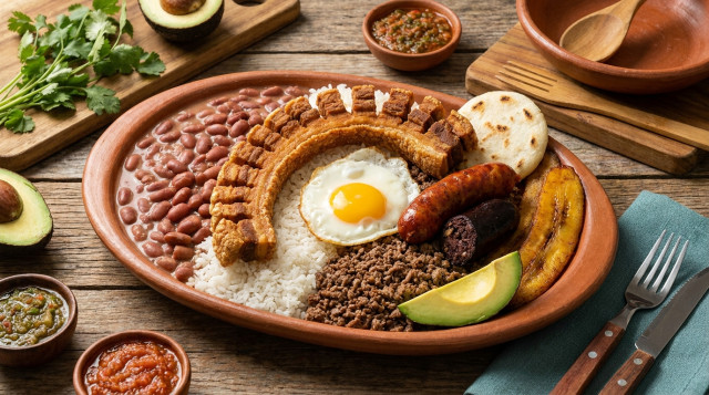 Cómo preparar bandeja paisa tradicional y los secretos para que el chicharrón quede perfecto