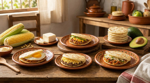 Guía de las arepas colombianas y las variedades más representativas de cada región