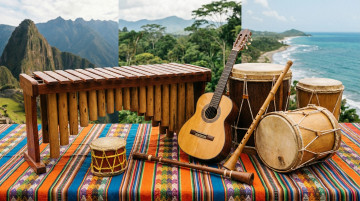 Instrumentos musicales tradicionales de Colombia y su origen en las regiones culturales del país