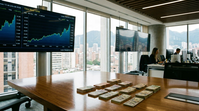 Precio del dólar en Colombia hoy lunes 13 de julio de 2026 y comportamiento de la TRM en la apertura de mercados