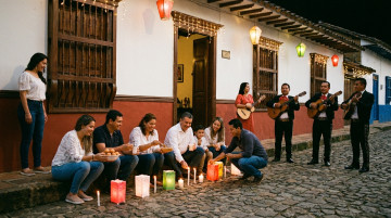 Cómo se celebra el Día de las Velitas en Colombia: costumbres, música y platos típicos