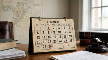 Efecto de los años bisiestos sobre las fechas fijas del calendario colombiano