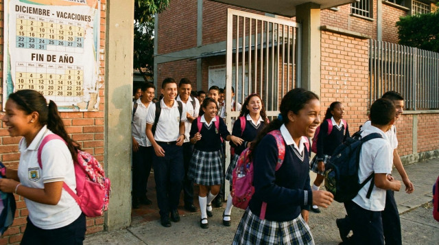 ¿Cuándo terminan las clases y empiezan las vacaciones de fin de año en los colegios de Colombia?