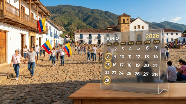 Calendario de festivos en junio 2026: Conozca los tres puentes festivos que tendrá Colombia este mes
