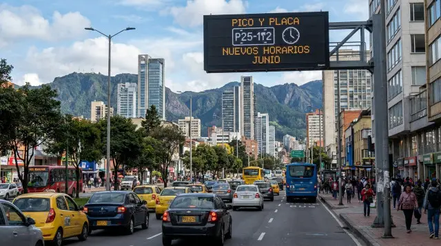 Cambios en el Pico y Placa en Bogotá : Nuevos horarios y restricciones para vehículos particulares desde junio