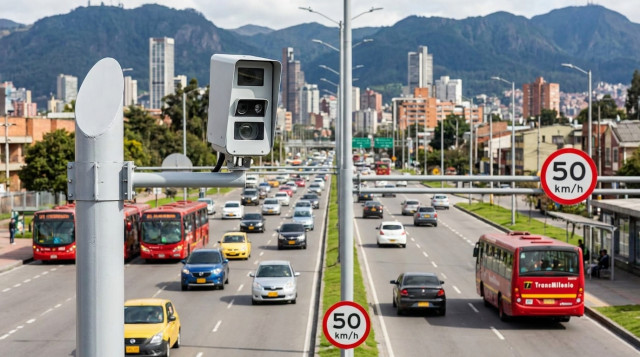 Nuevas cámaras de fotomultas en Bogotá: ubicación de los puntos de control y límites de velocidad