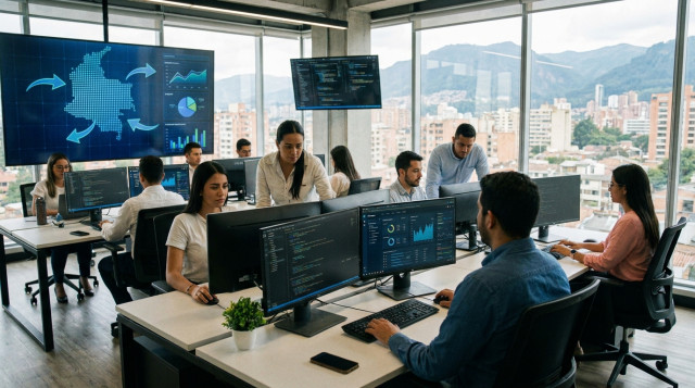 Colombia registra récord histórico en exportaciones de tecnología y software