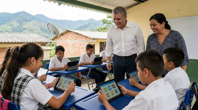 Gobierno colombiano presenta nuevo plan para fortalecer la educación rural y reducir la brecha digital