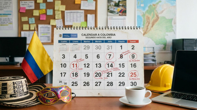 Fechas clave y cambios en el calendario oficial de Colombia para el segundo semestre