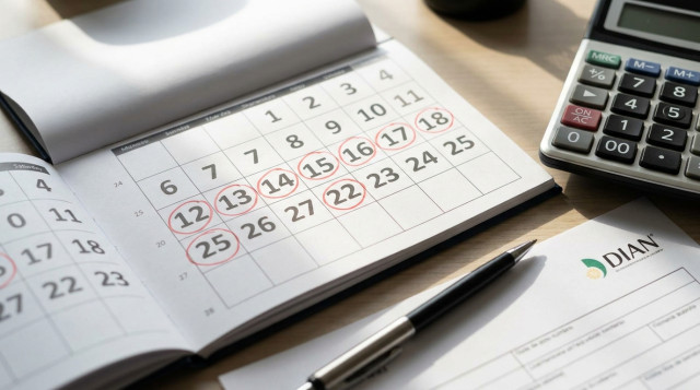 DIAN publica calendario de plazos tributarios: fechas de vencimiento que deben anotar los contribuyentes