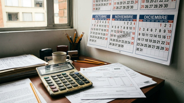 Vencimientos tributarios del último trimestre: calendario de plazos que vencen en octubre, noviembre y diciembre